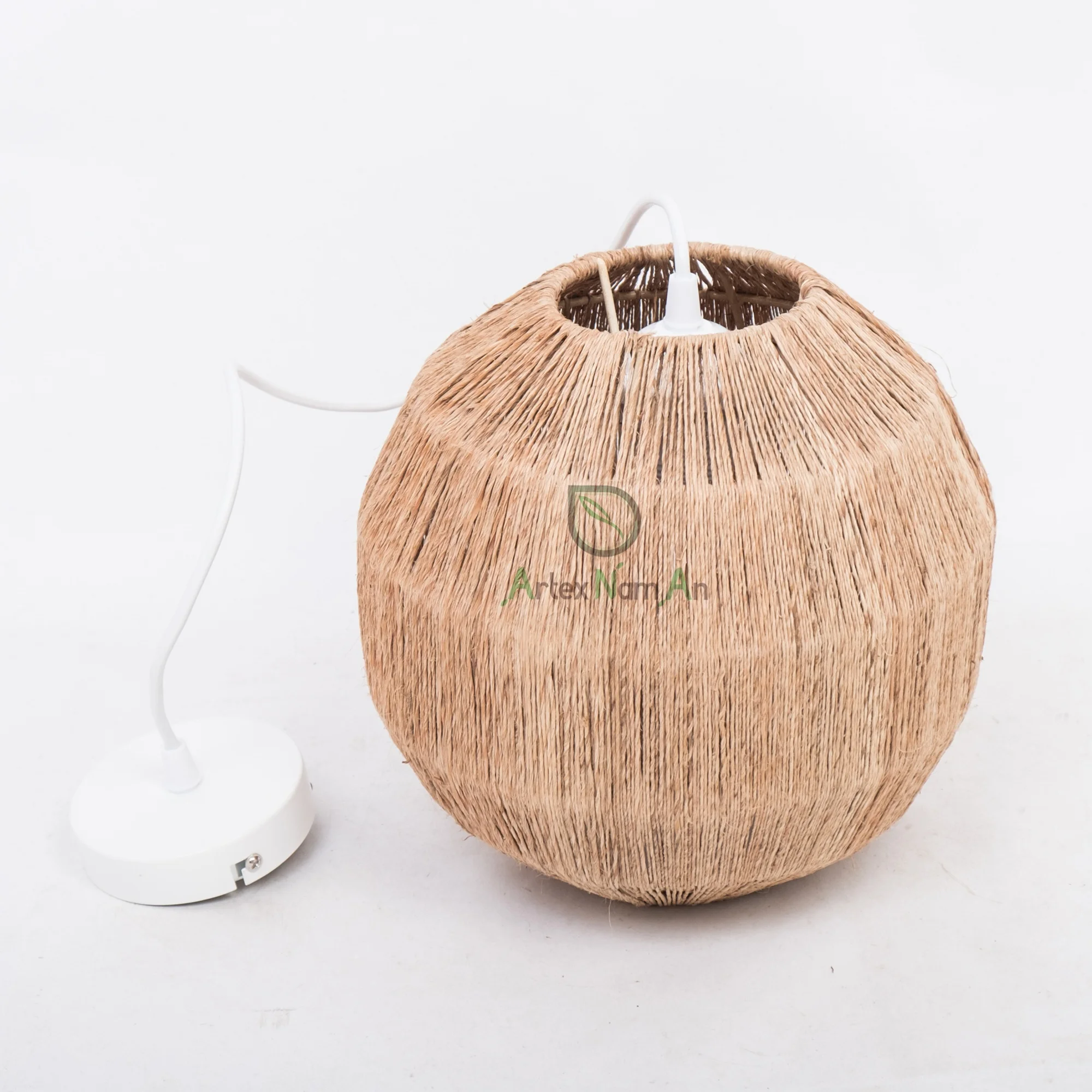 Artex Nam An jute modern table lamp also woven handmade lamp for home decor