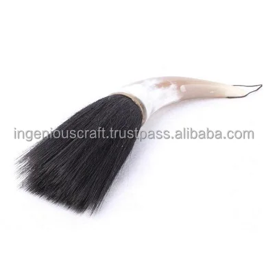 
Real horn handle hair shaving brush hot sale 