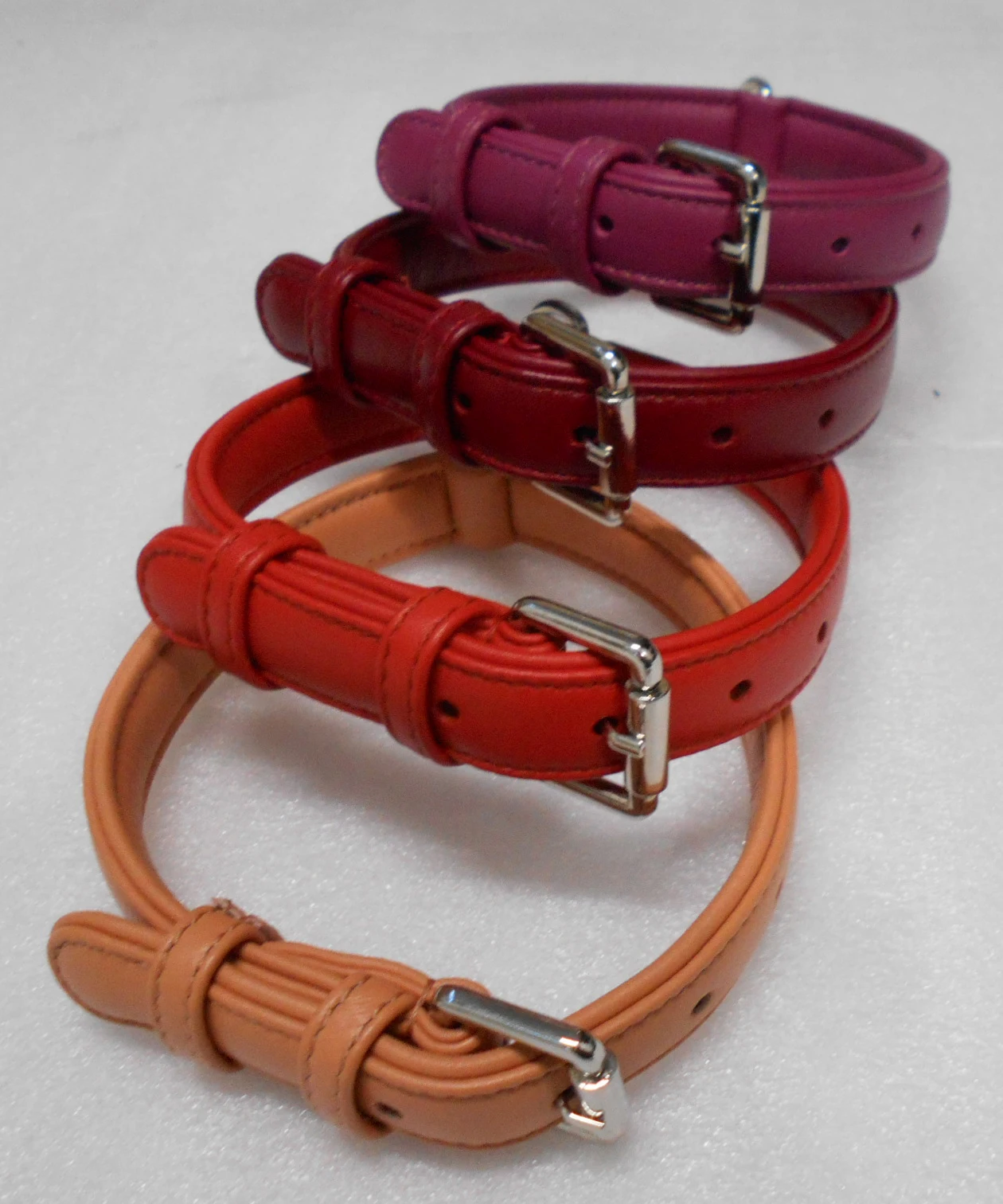 Designer Genuine Real Luxury Plain Sheep Napa Leather Collar for dogs soft padded for dogs bulk handmade Best Quality for dogs