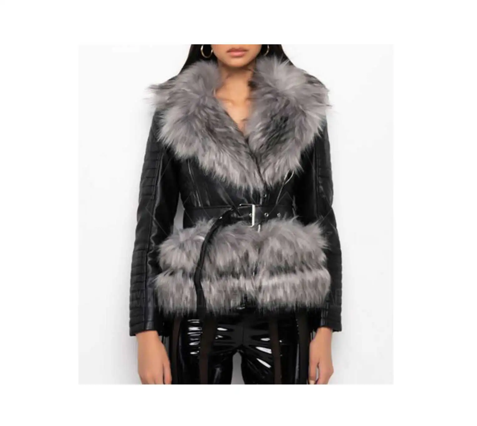 New Fashion Long Shearling Coats And Jackets For Women Girls Winter Coats