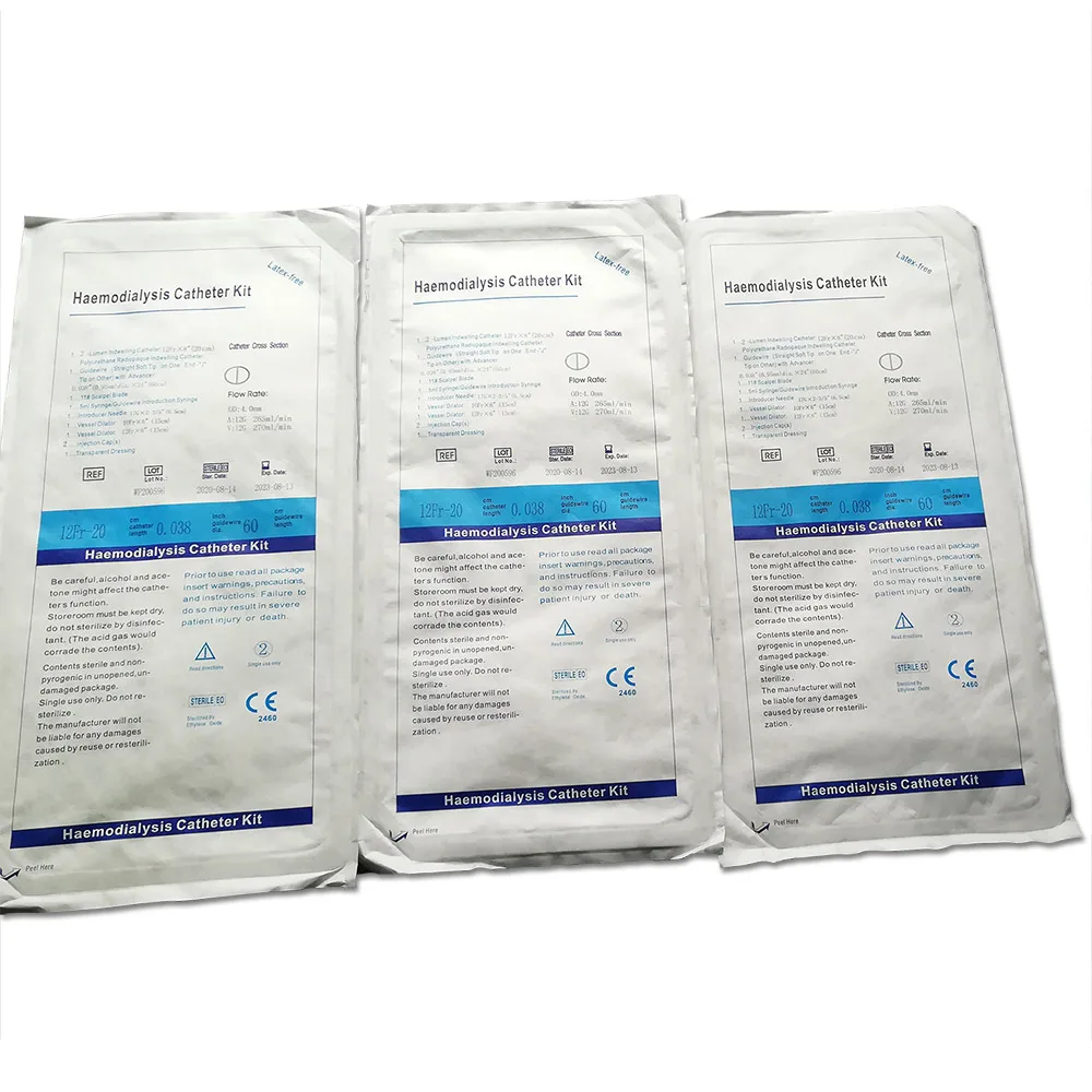 Набор для гемодиализа с двойным люменом для диализа