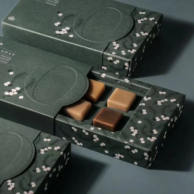 High quality packaging box custom logo eyelash supplier custom push-pull soap packaging paper box