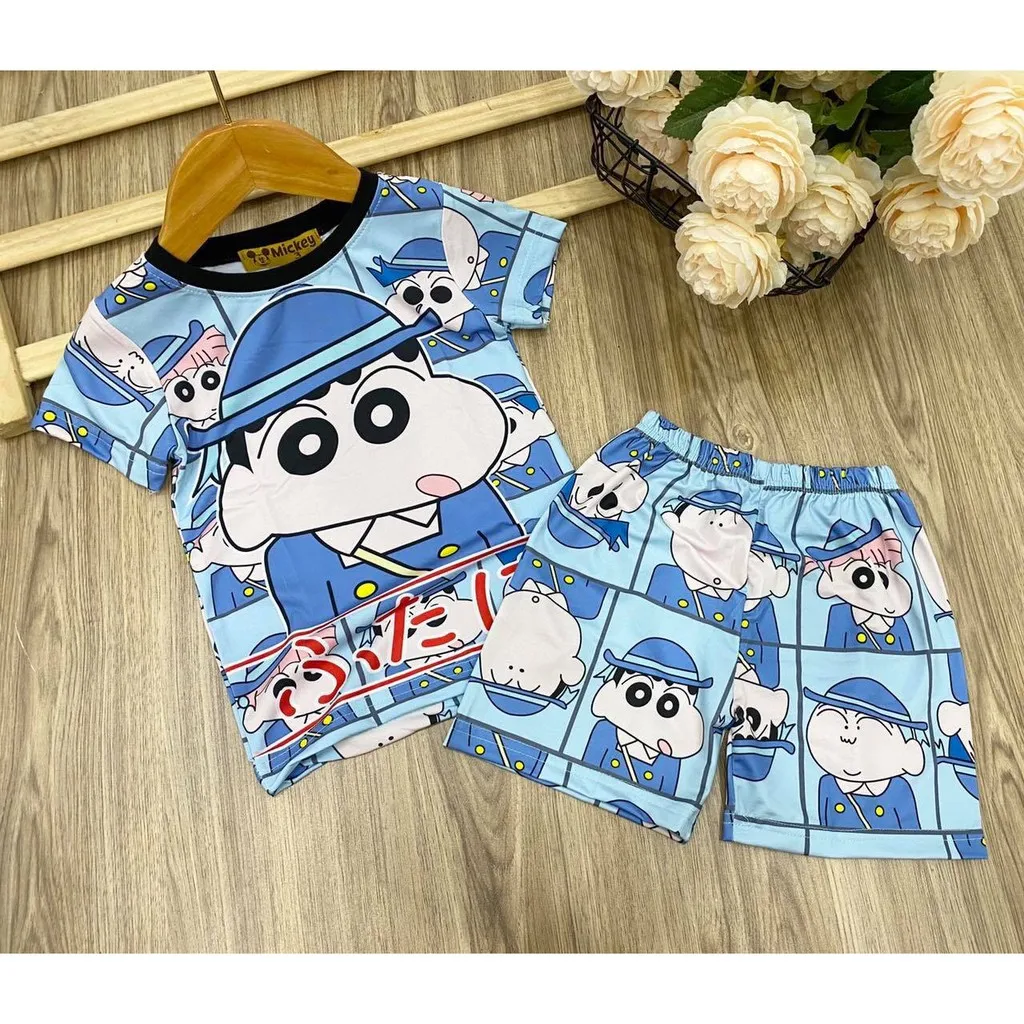 Комплекты одежды для мальчиков высокого качества из полиэстера с 3D рисунком мультфильма оптовая продажа детской простая одежда размер на заказ