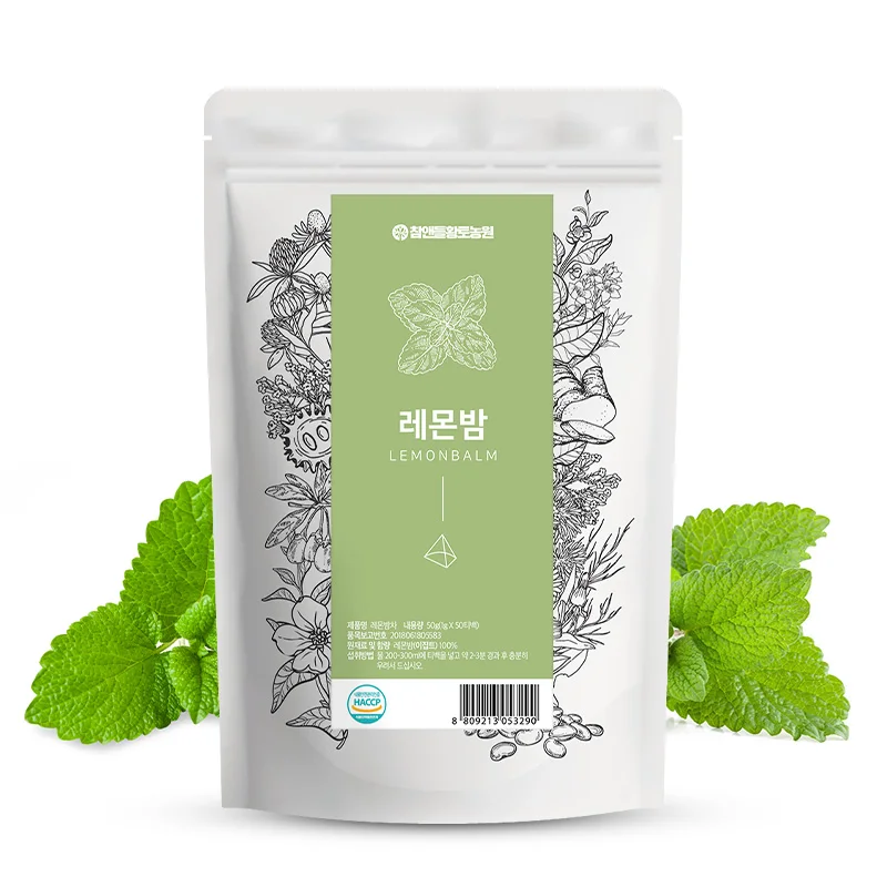 Premium lemon balm tea that improves cholesterol and has a good scent for dieting