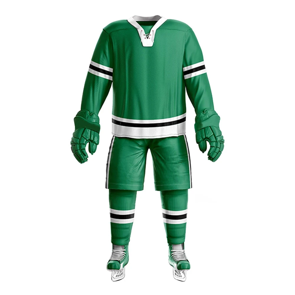 Factory Direct Manufacture Custom Logo Polyester Ice Hockey Uniform For Adult Kids Ice Hockey Uniform