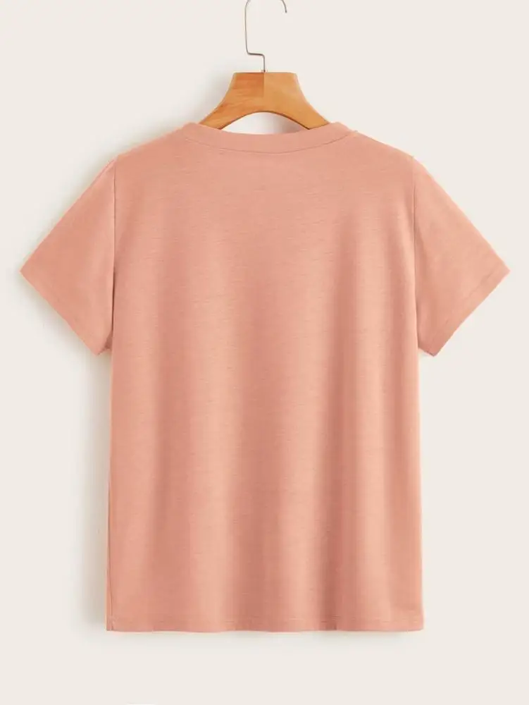 
MGOO Premium 100% Organic Cotton Hemp Election Promotion for Women Letter Print Tshirt 