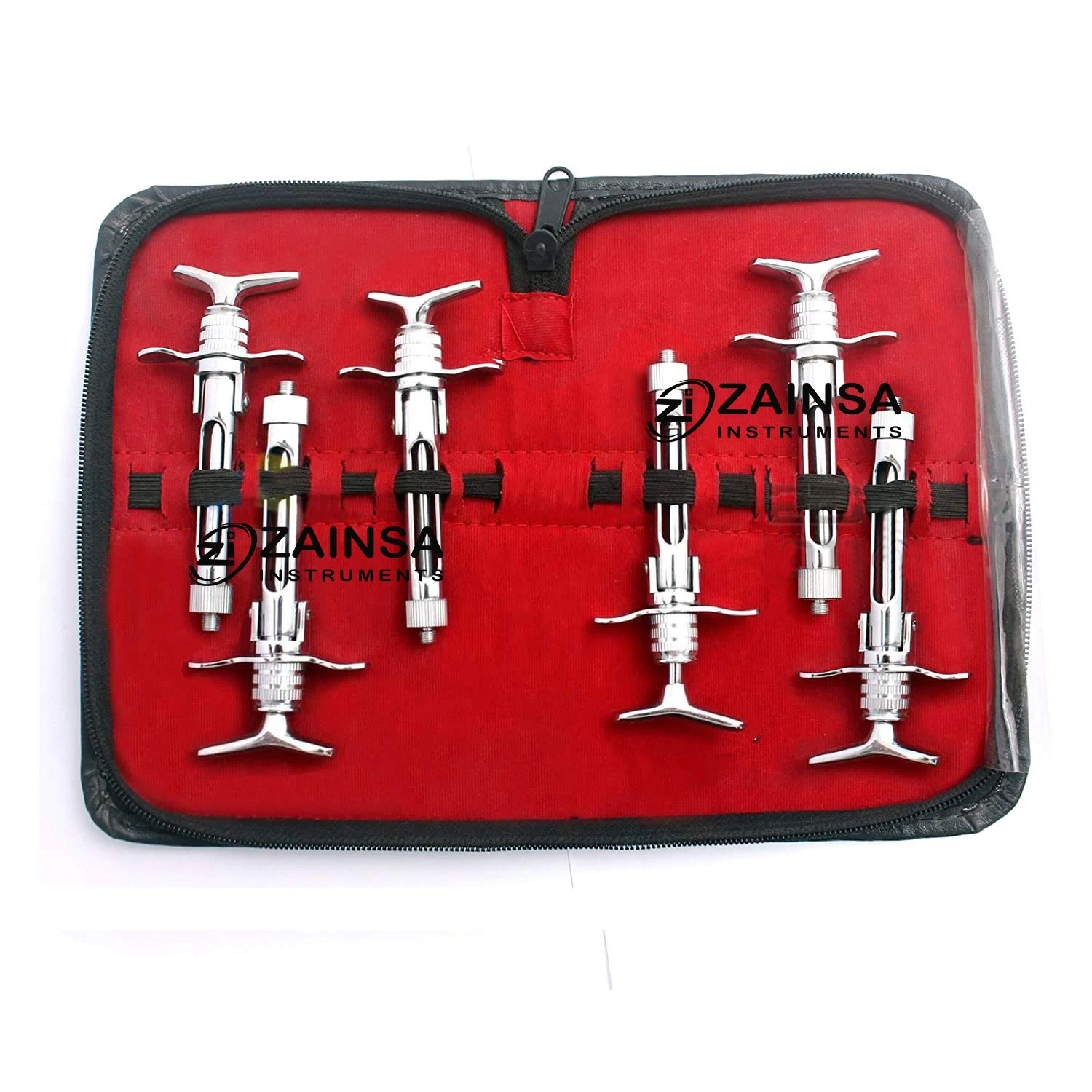6 Pcs Dental Syringe Kit German Stainless Steel, Professional Dental Instruments, Dental Syringe 1.8 CC Used For Oral Surgery
