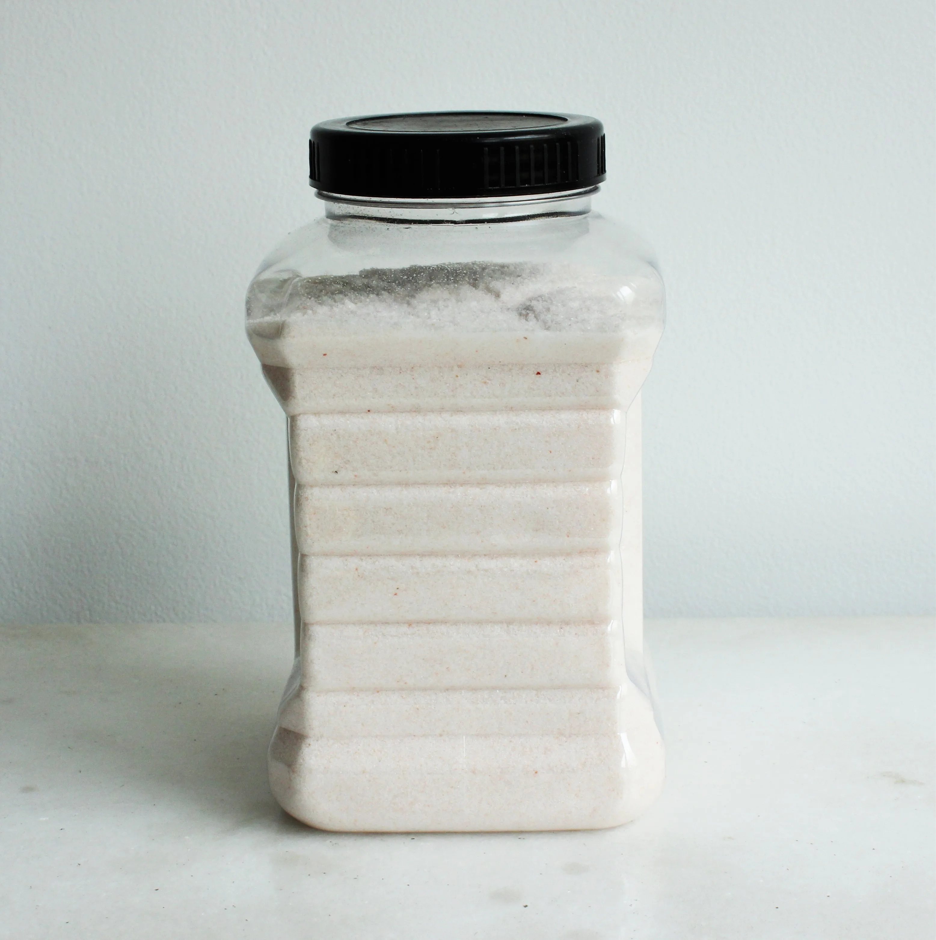 Himalayan Pink Rock Salt Fine Meshed Light Pink Salt - Packaging 1kg Jars