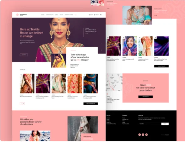 Best Saree Shop Ecommerce Script | Online  Ecommerce Clothing Store