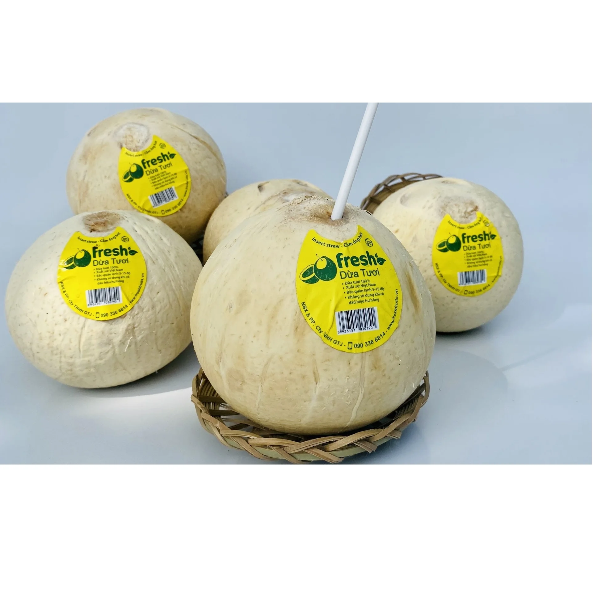 
Four Weeks Shell Life Pulp and shell Grade A Packing Young Coconut Fresh Convenient Coconut from Vietnam 