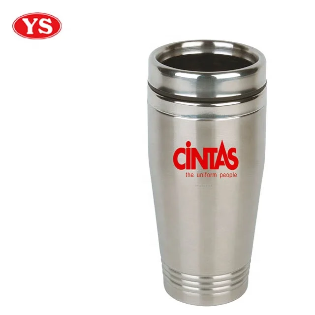 16oz food grade double wall stainless steel auto coffee mug