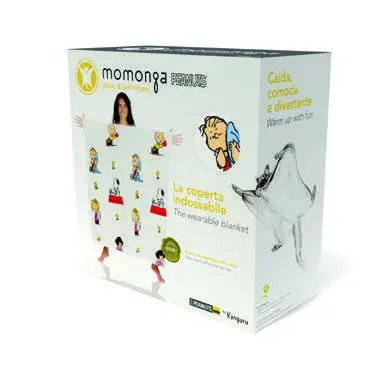KANGURU MOMONGA PEANUTS WEARABLE FLEECE BLANKET