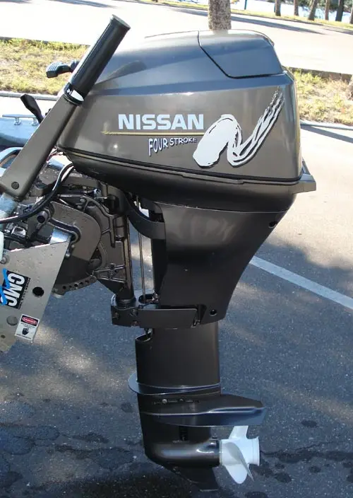 USED TOHATSU 35 HP 4 STROKE OUTBOARD MOTOR
