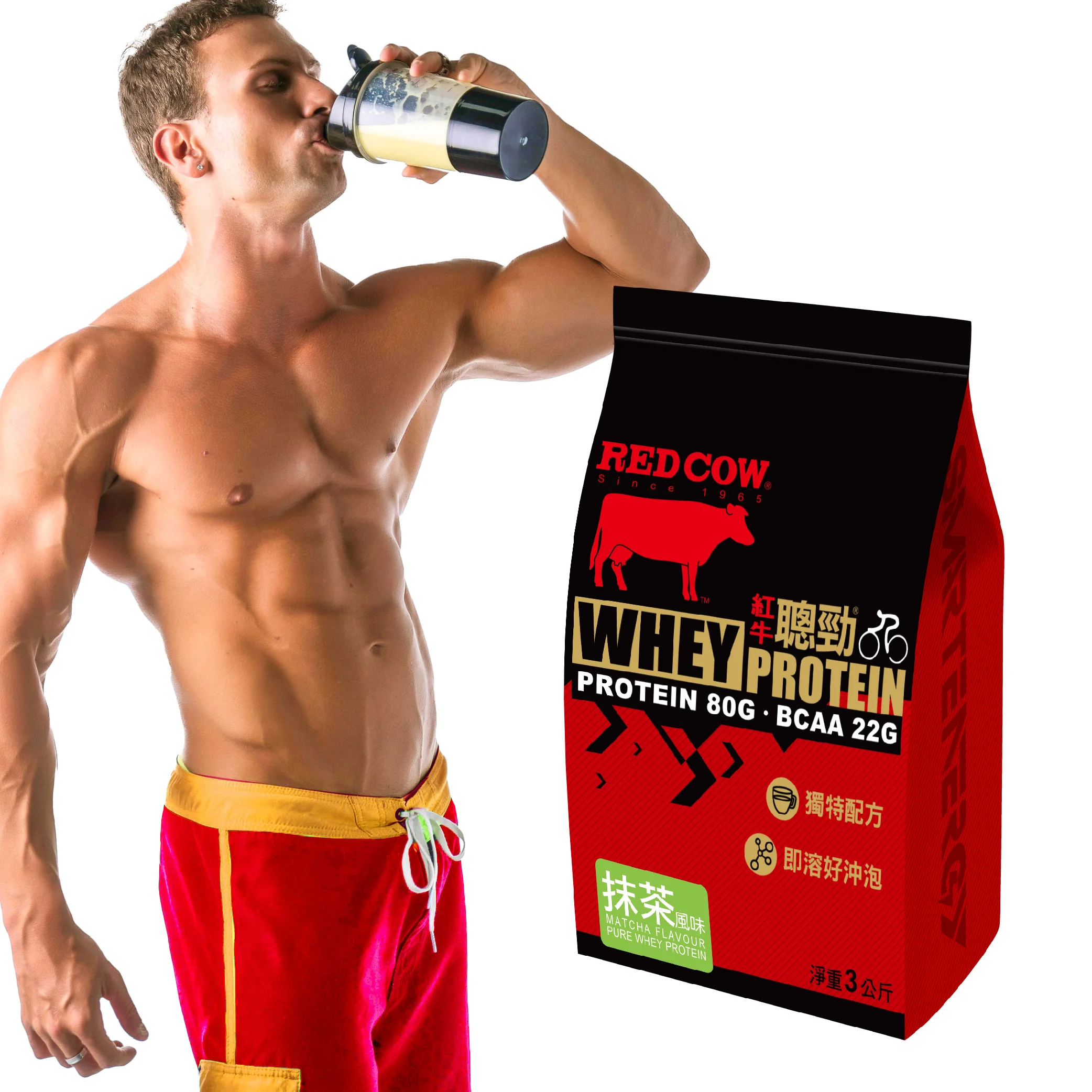 Чистый сывороточный протеин с ароматом маття 3 кг