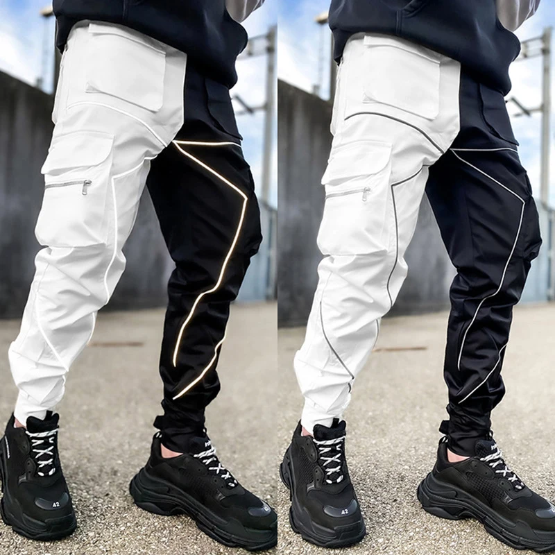 Hot Sale 100% Cotton Reflective Mining Men Work Wear Cargo Pants For Men