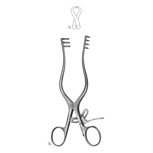JOLL ( FRIEDMAN )Thyroid- and vaginal retractor155 mm self retaining retractor abdominal retractor