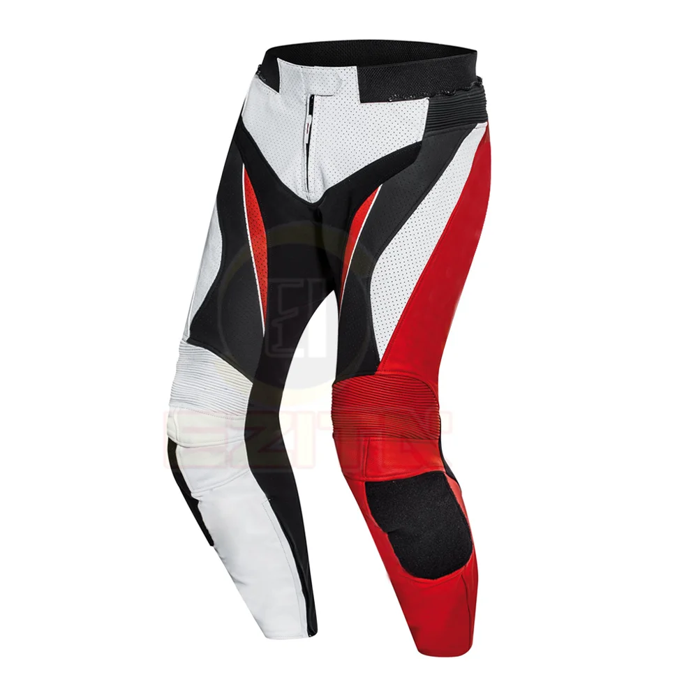100% кожа мотогонщиков Пант для езды на мотоцикле штаны