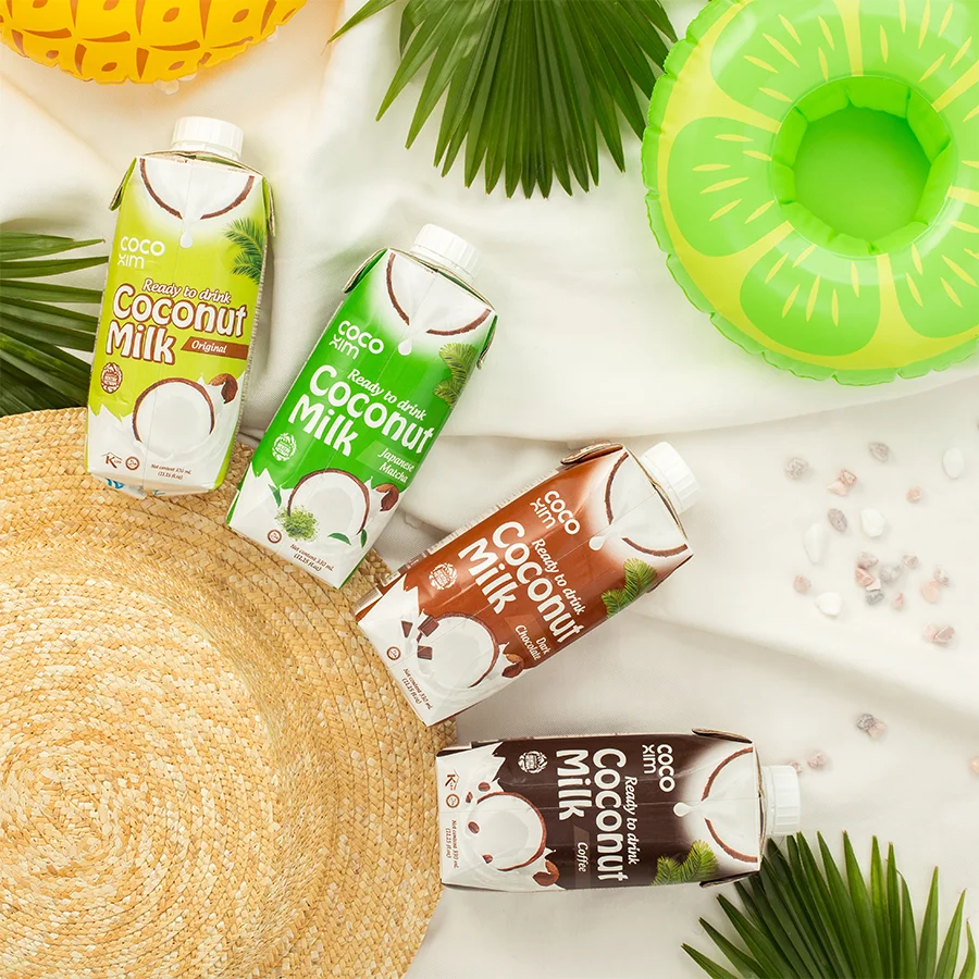 Coconut milk drink Chocolate flavored