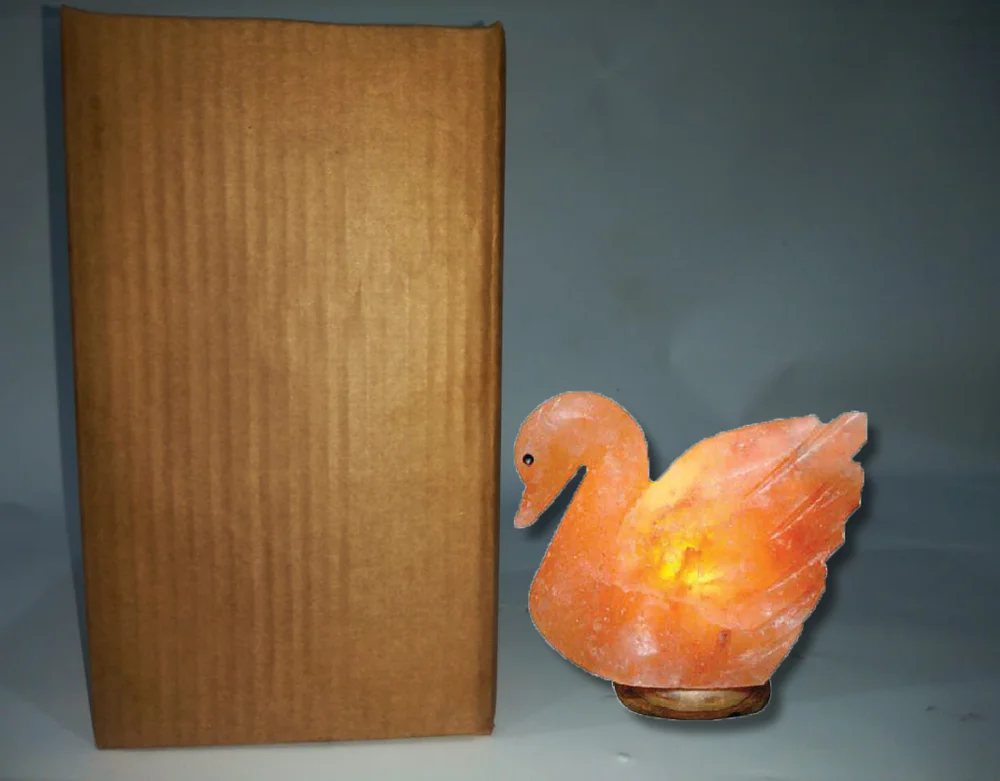 Himalayan Salt Lamp Swan Shape