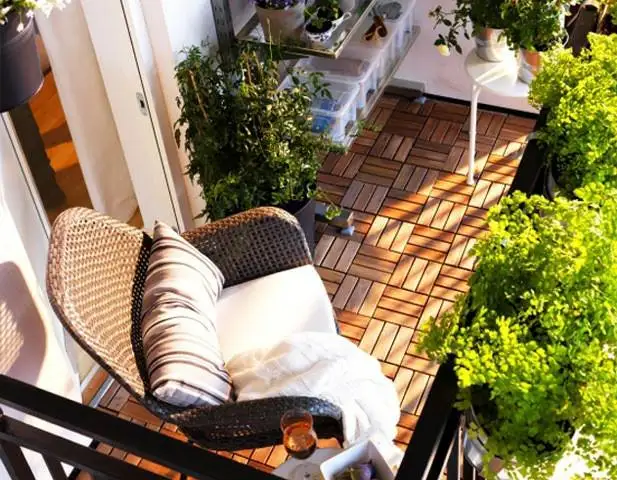 
6 Slat Decking Tiles Diagonal Original Outdoor Decoration Furniture Quality A Modern 30x30cm 