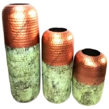 Modern Design Flower pot  Luxury Gold Color Wall Decorative  Aluminium Metal vase For Home Decor Flower vase