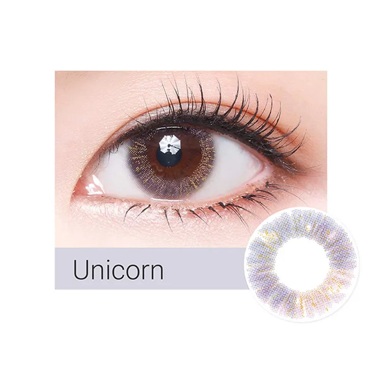 14.0mm yellow color contact lenses | 2Tone | colored lens | High quality | cheap | yearly circle | prescription | recommend