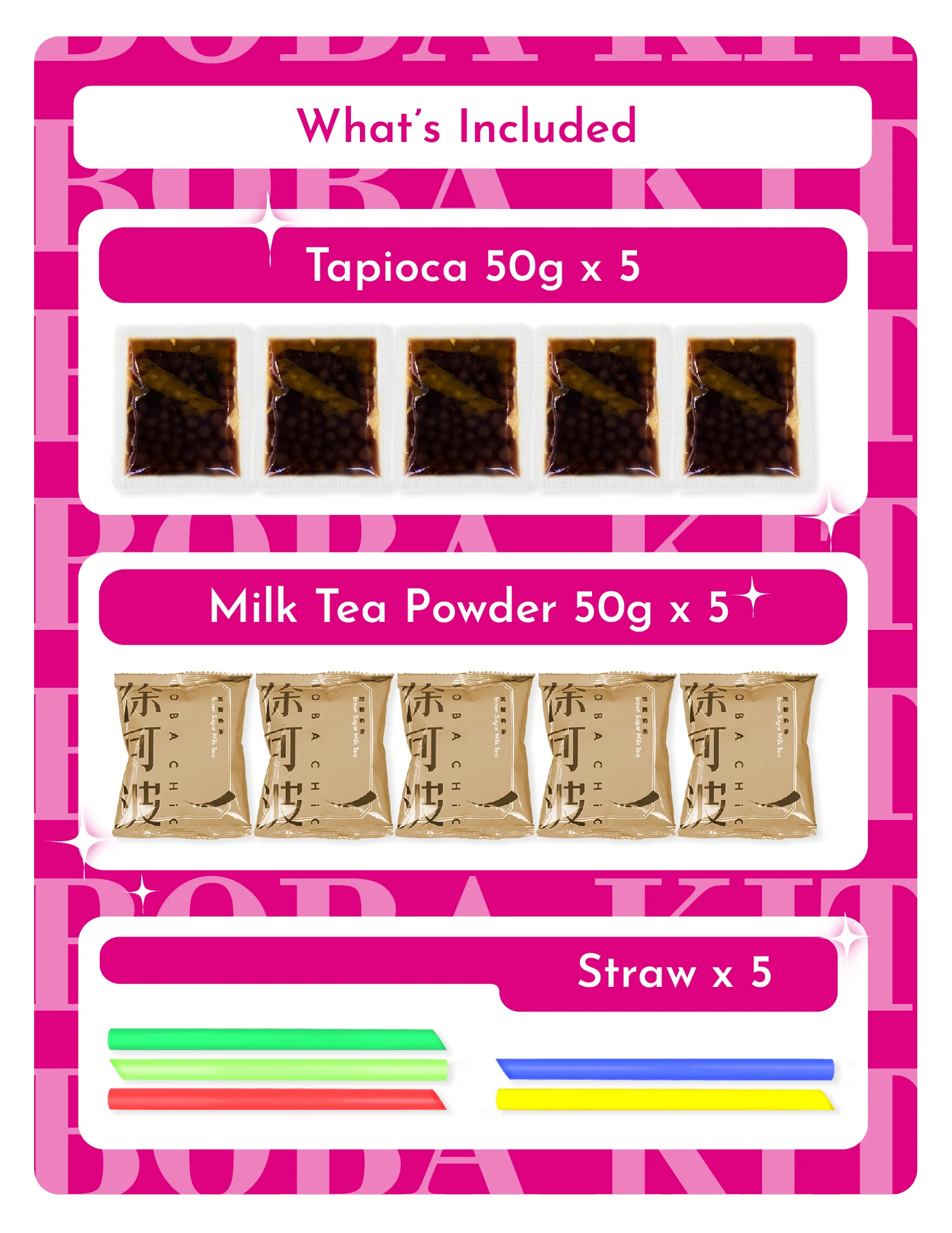 Taiwan Best Sell BOBA CHiC Mellow Bubble Tea boba tea Kit