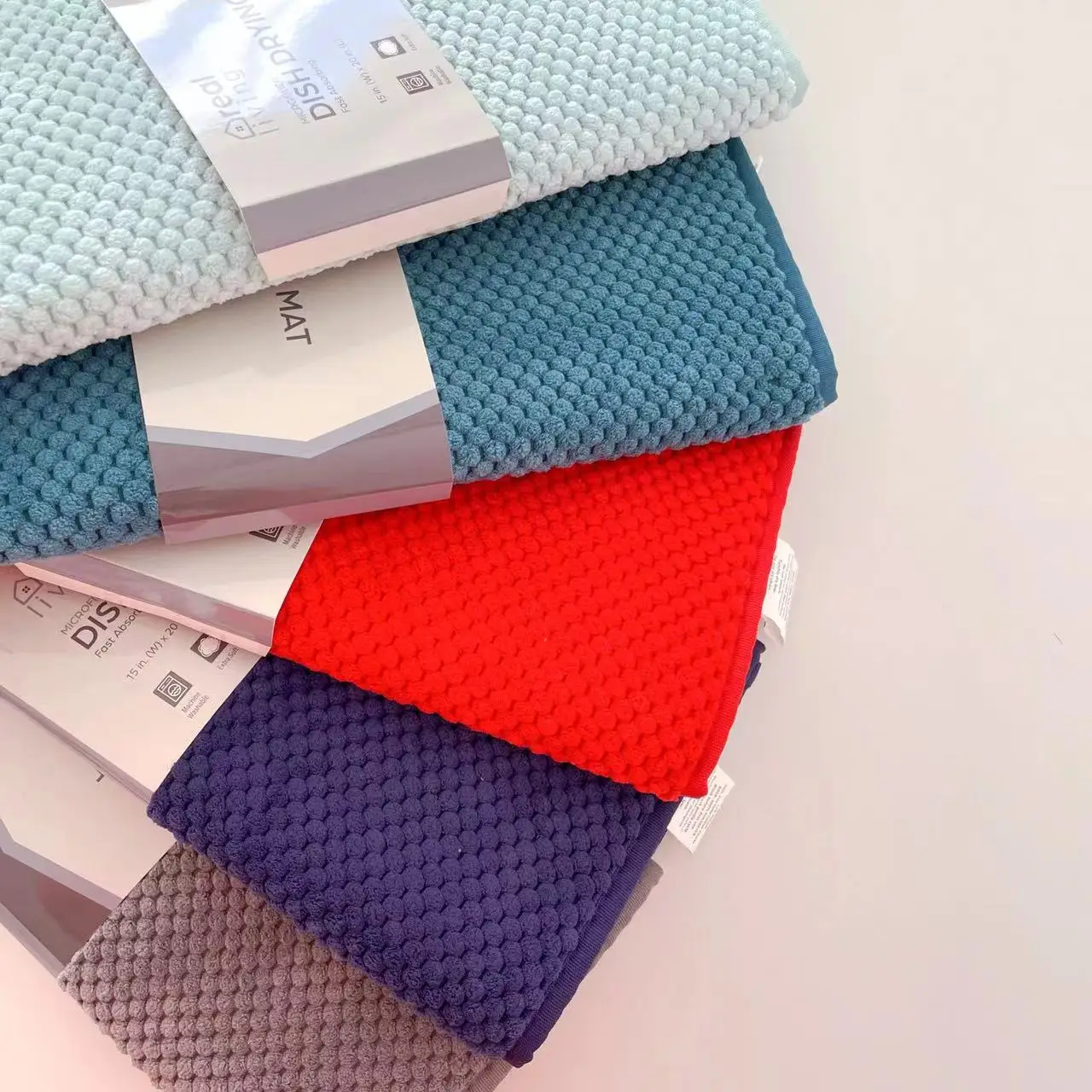 2021 new dish drying mat custom packaging dish drying mat for kitchen counter mat for drying dishes by reliable manufacturer