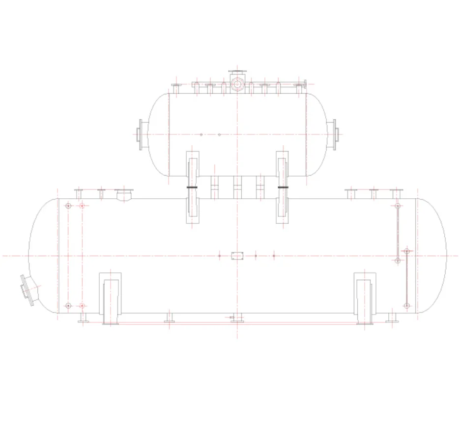 Промышленная обработка воды горизонтальный деаэратор 3500 т/ч