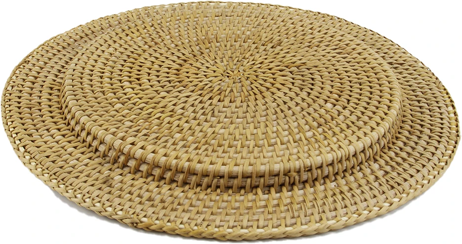 Straw Rattan Placemats D33cm