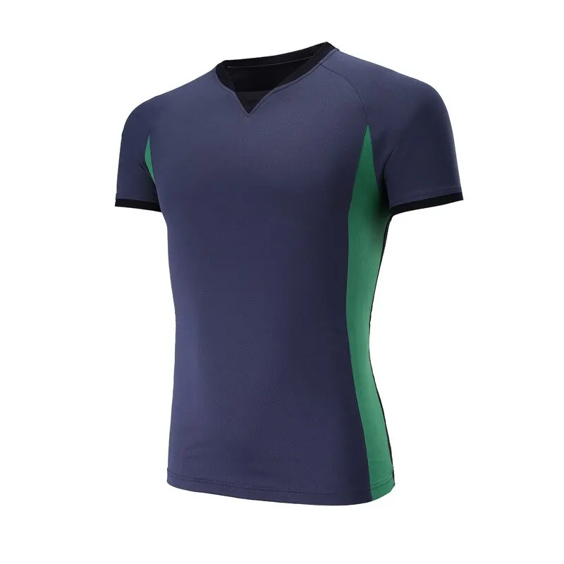 Sportswear Basketball Referee Shirt Gray Pinstripe Black Side Panels Umpire Jersey Adult V-Neck Basketball Referee Shirt