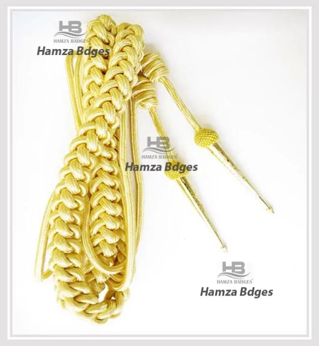 
Uniform Accessories, Gold Wire Aiguillette/ Military Uniforms Aiguillette 