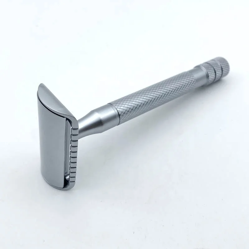 Matte Silver Wet Shaving eco friendly enviroment protect face razors safty razor