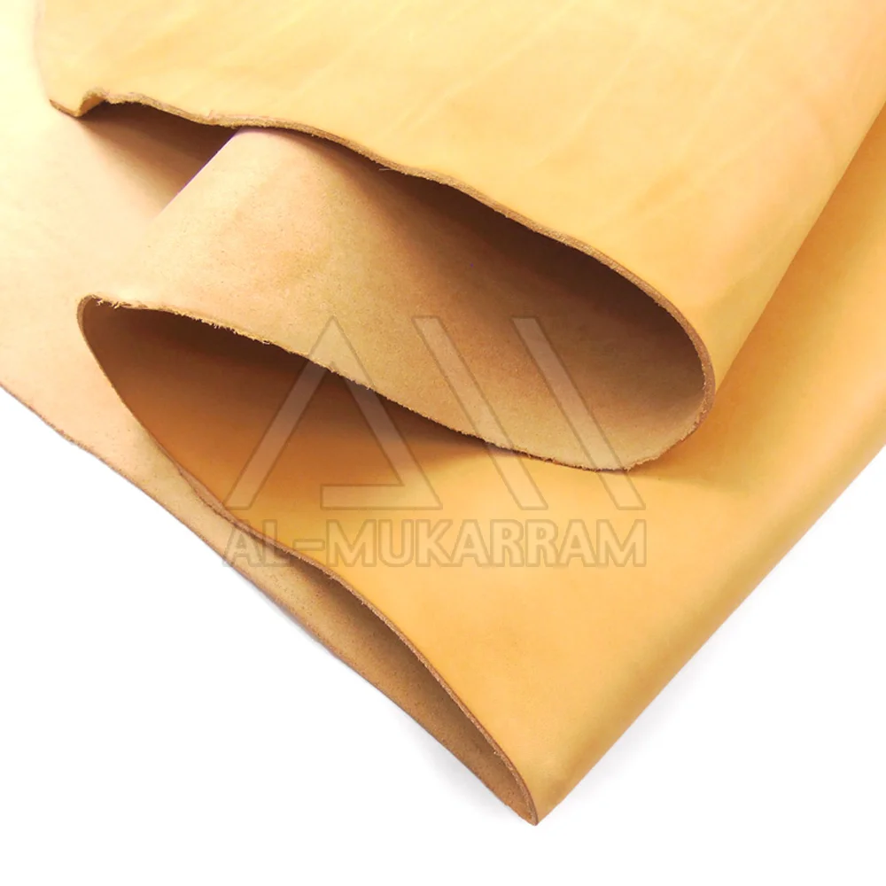 
Full Grain Vegetable Tanned Leather Piece 2.0mm Thickness Genuine Cowhide Leather Skin 