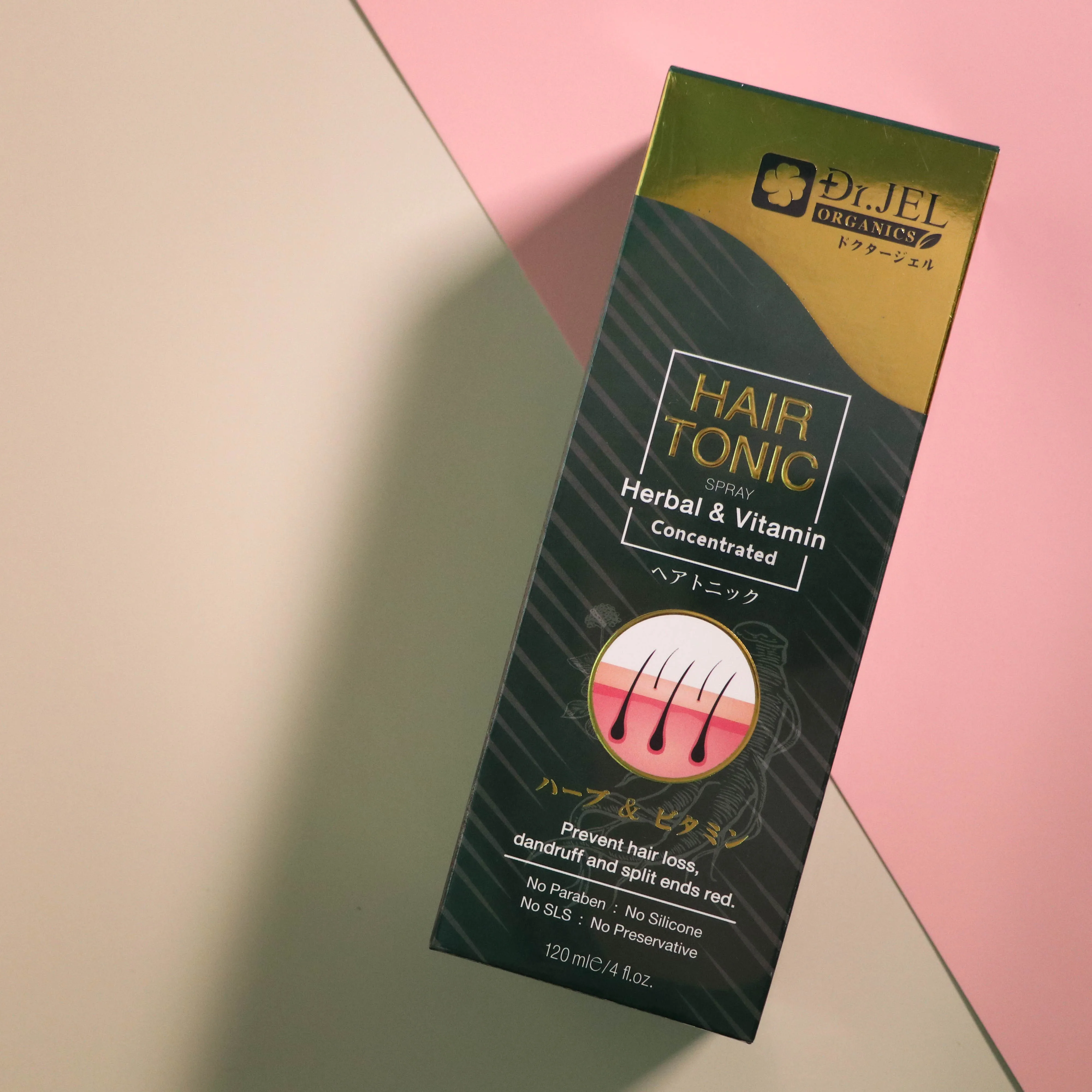 Herbal Extract Hair Tonic Spray Hair Regrowth Reduce hair loss Accelerate hair regrowth Hair treatment for men Thailand Products