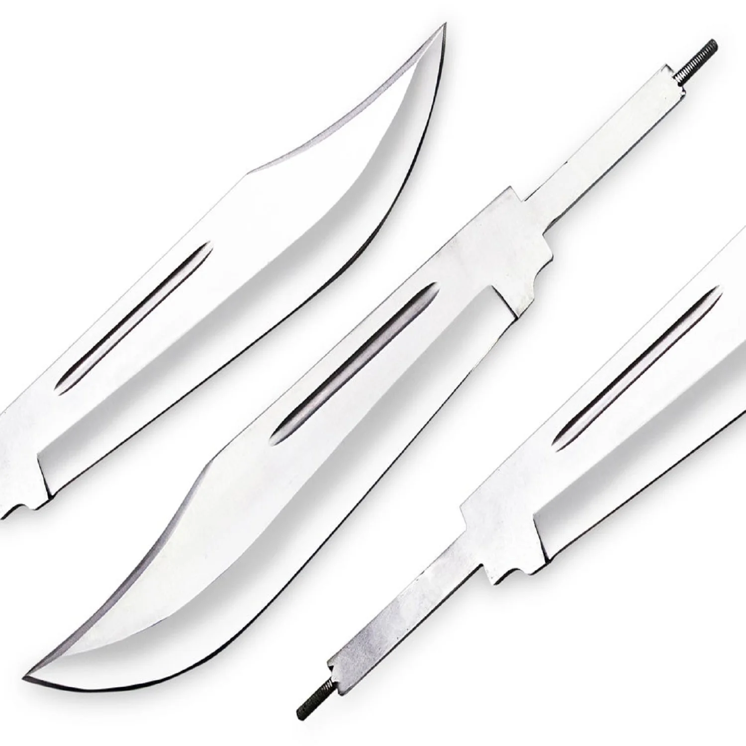 
Custom Handmade D2 Steel Bowie Knife Blank Blade Knife Making Top High Quality skinner knife Fixed Blade BK_B-11 