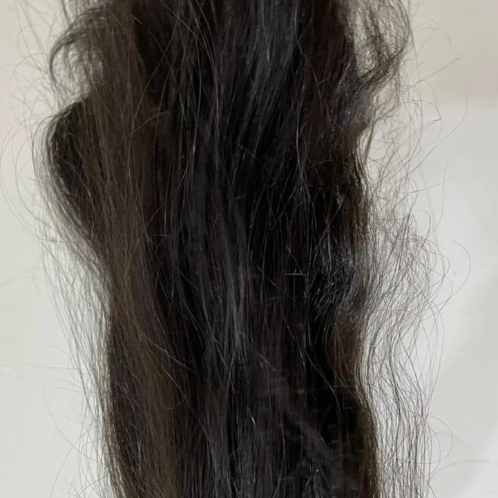 Natural Curly South Indian Temple Human Hair Virgin Unprocessed Cuticles Aligned Hair Deep Wavy Colour 1B Free Shipping & Sample