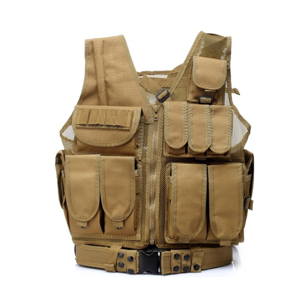 
Wholesale Fashion Army Military Conditioning Chest Pack Combat Paint Ball Vest / Training Military Army Paint Ball Vest 