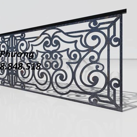 Iron Stairs With Beautiful Patterns For Townhouses With Products Manufactured In Vietnamese Factories