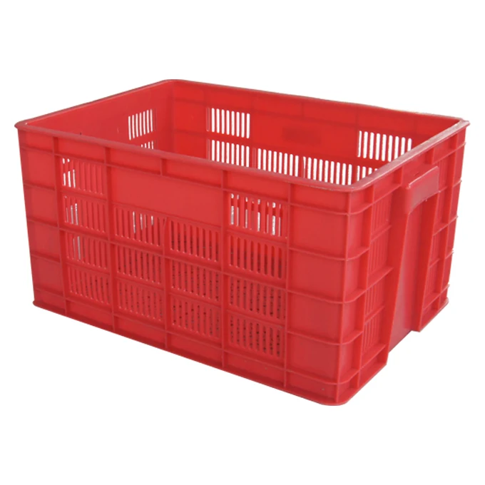 Vegetables Folding Plastic Crates Storage Crates For Store Shopping High Quality Wholesale Price Solid Box