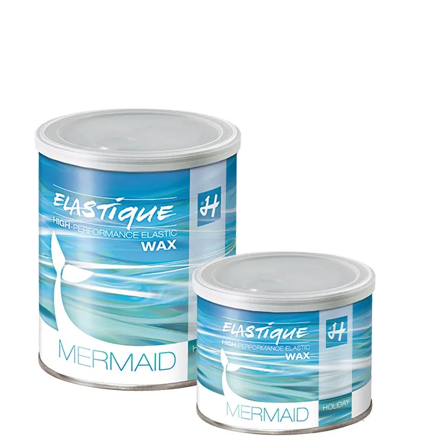 Твердые восковые бобы бразильский воск для удаления волос Нетканые восковые полоски Русалка