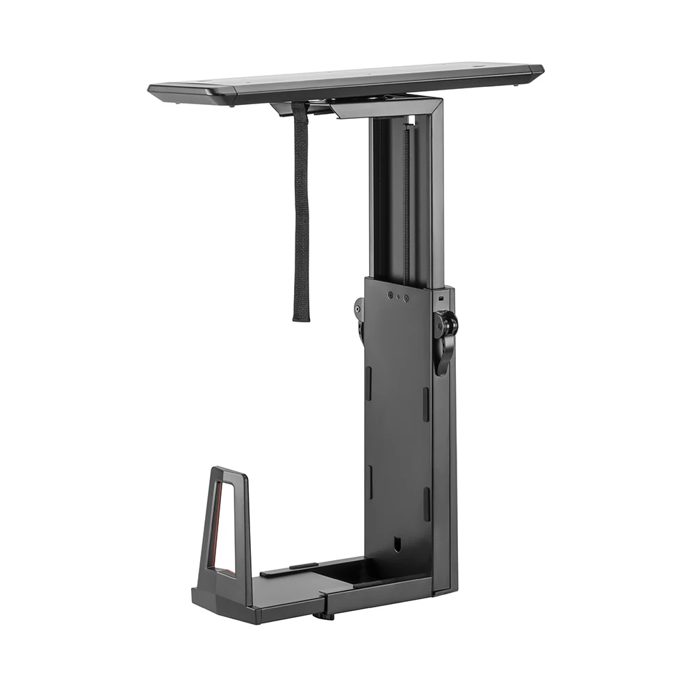 CPB-22R Premium RGB Lighting Under Desk Computer Holder OEM Custom Gaming PC Holder Hanging CPU Case Computer Case Holder