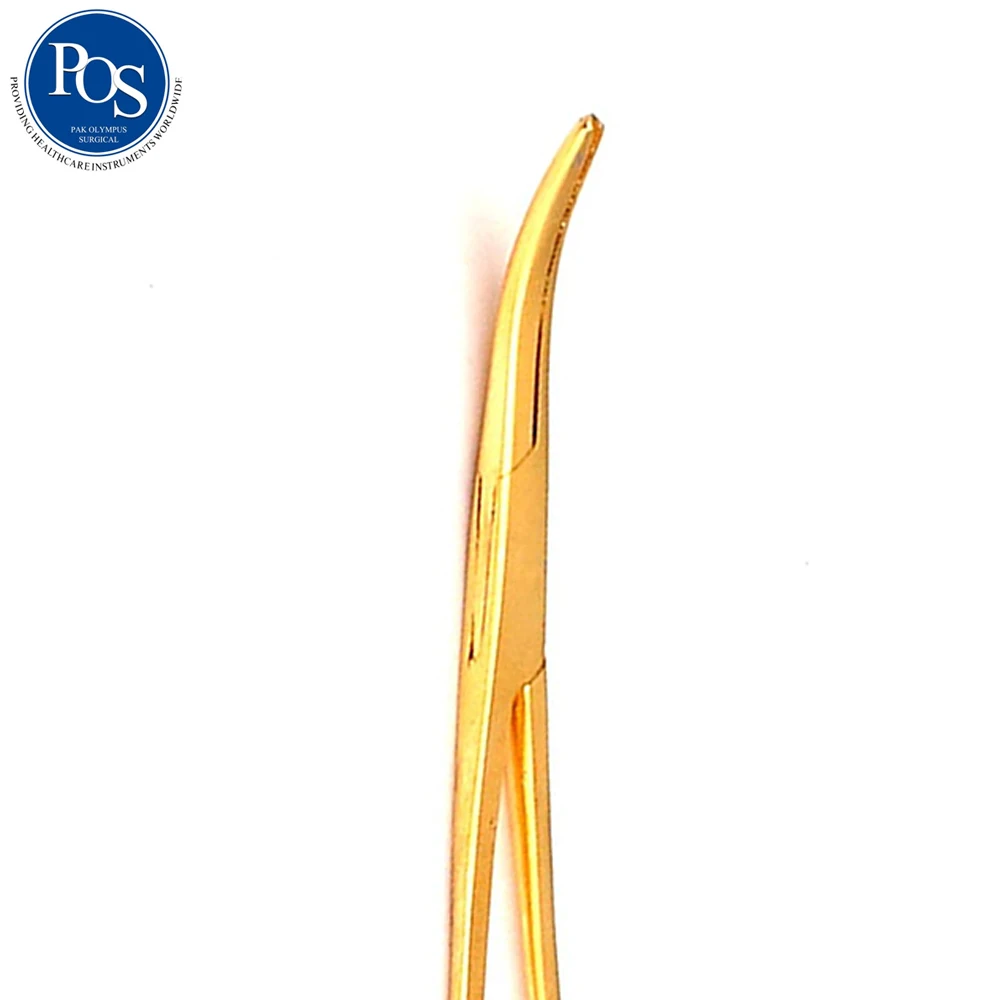 
Gold Kelly Hemostatic Forceps 15cm Curved Dental General Surgery Forceps/2021 Custom Logo Crile Artery Forceps 