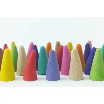 Natural High Quality Scented And Unscent Hand Made Incense Cone 100 Backflow Incense Cones Pack Fragrance Backflow Incense Cones