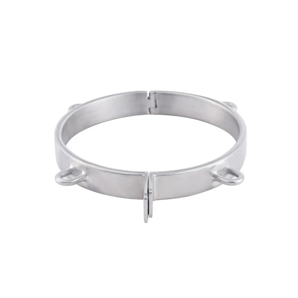 Sex Toy Stainless Steel Rings BDSM Slave Harness Neck Accessories Bondage Collar For Women Gay