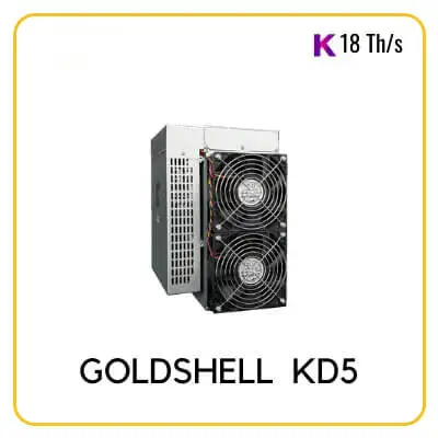 Goldshell KD5 KD2 KD-BOX KD BOX HS5 LT5 PRO KDA 18.7TH/s 2250W kadena with PSU - brand new IN STOCK