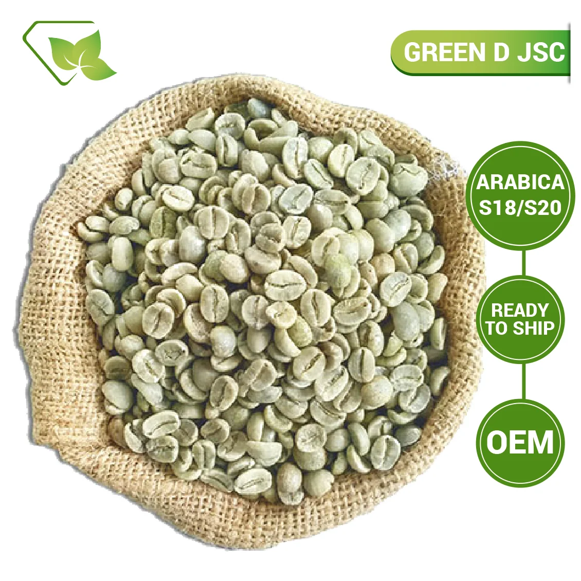 High quality arabica coffee bean, ready to ship, trusted factory