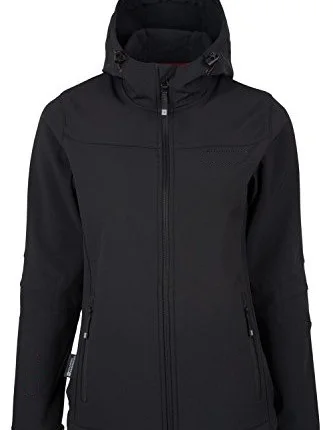 
Hooded soft shell jacket zip up 