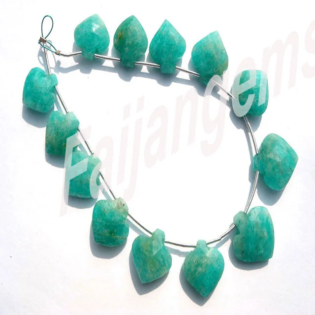  Натуральный Амазонит граненые бусины яблока оптовая продажа Драгоценный Камень ювелирные изделия AAA Качество Ik088