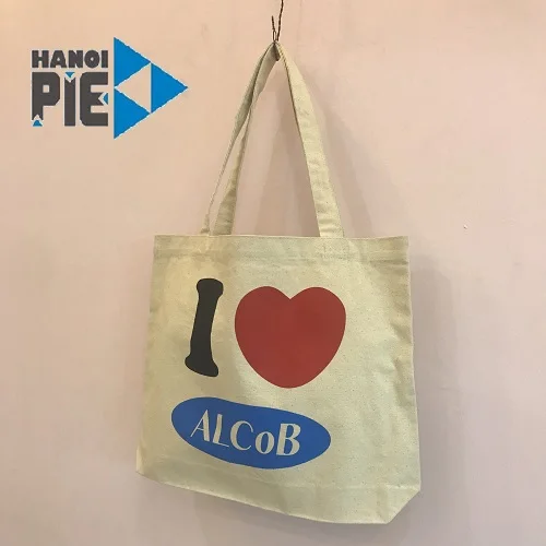 Cotton shopping bag printed custom made bags promotional